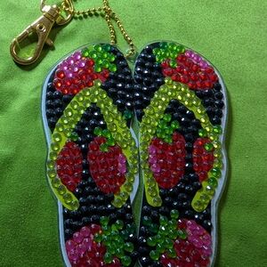 5 For $10 Strawberry Crystal Keychain